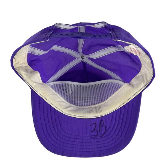 Vintage Royal Caribbean Nordic‎ Empress Hat Snapback Purple Nylon Cruise Cap - Picture 7 of 8
